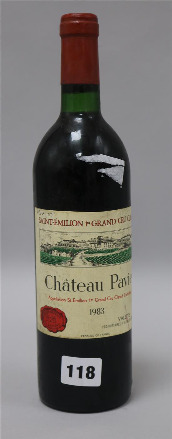 One bottle of Chateau Pavie 1983